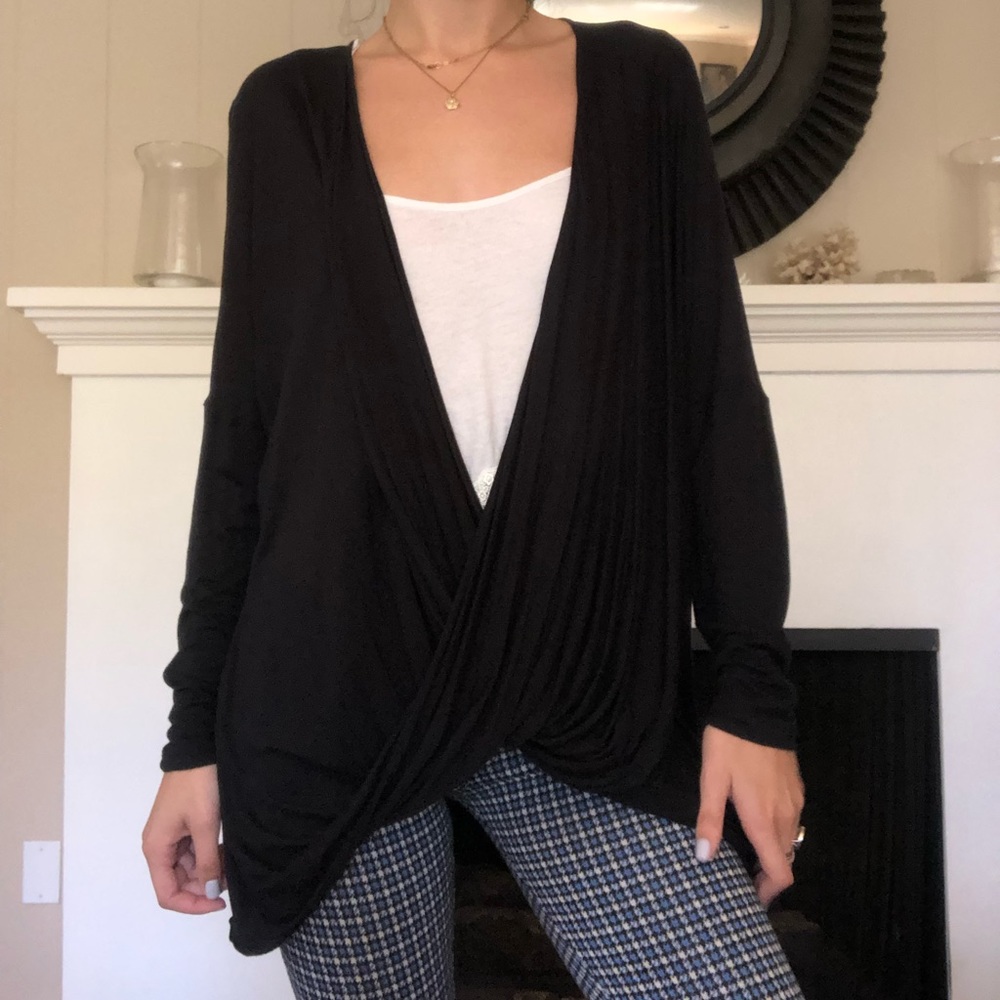 CABI Taylor wrap tee